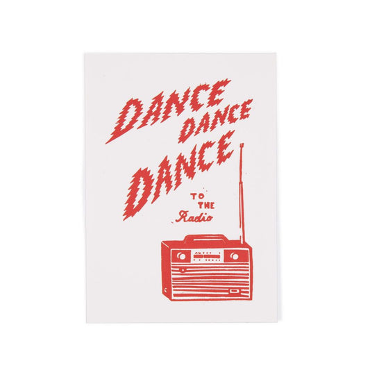 Dance to the Radio Postcard by Paper Planes