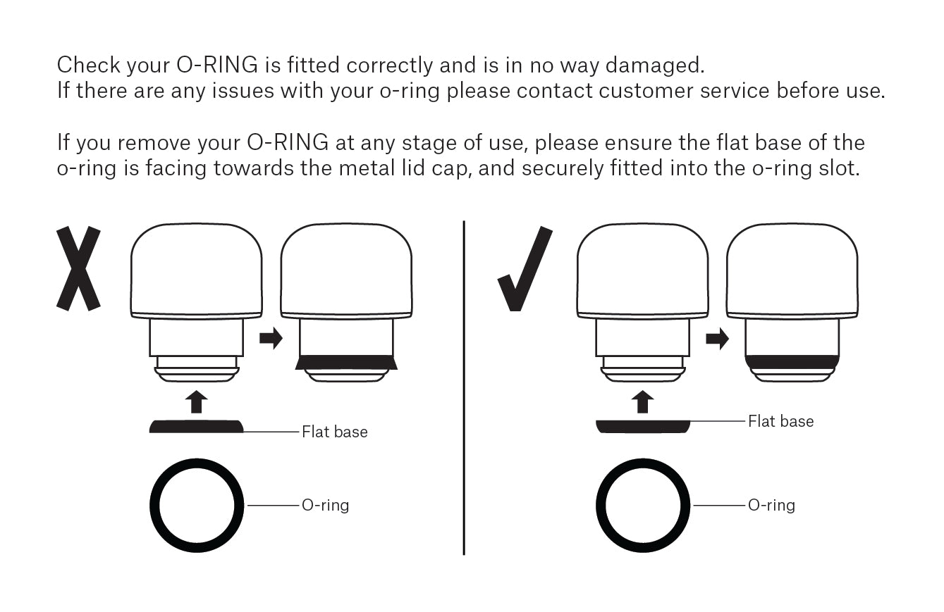 Individual Chillys O-Ring for 750 ml bottle