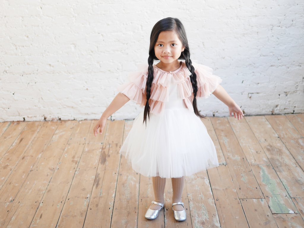 Bunnytail White Dress - Size 2-4