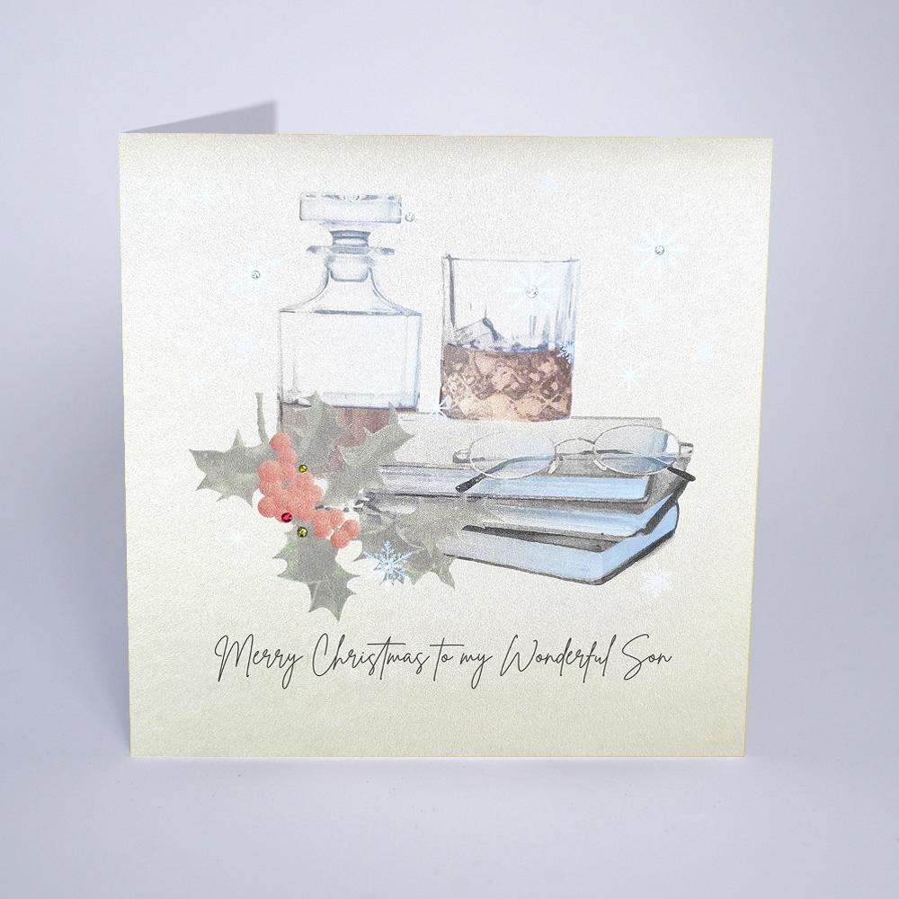 To A Wonderful Son Christmas Card
