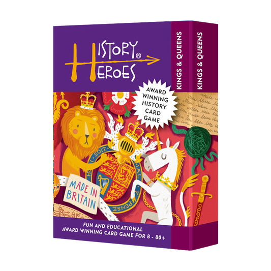 History Heroes Card Game: Kings and Queens