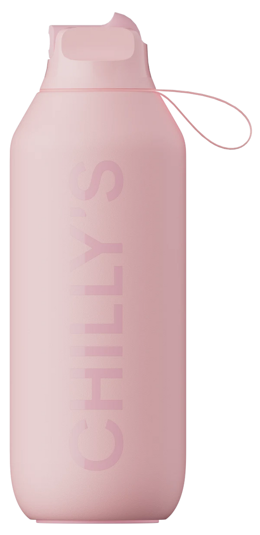 Series 2 Chilly's Flip Bottle - Blush Pink 500 ml
