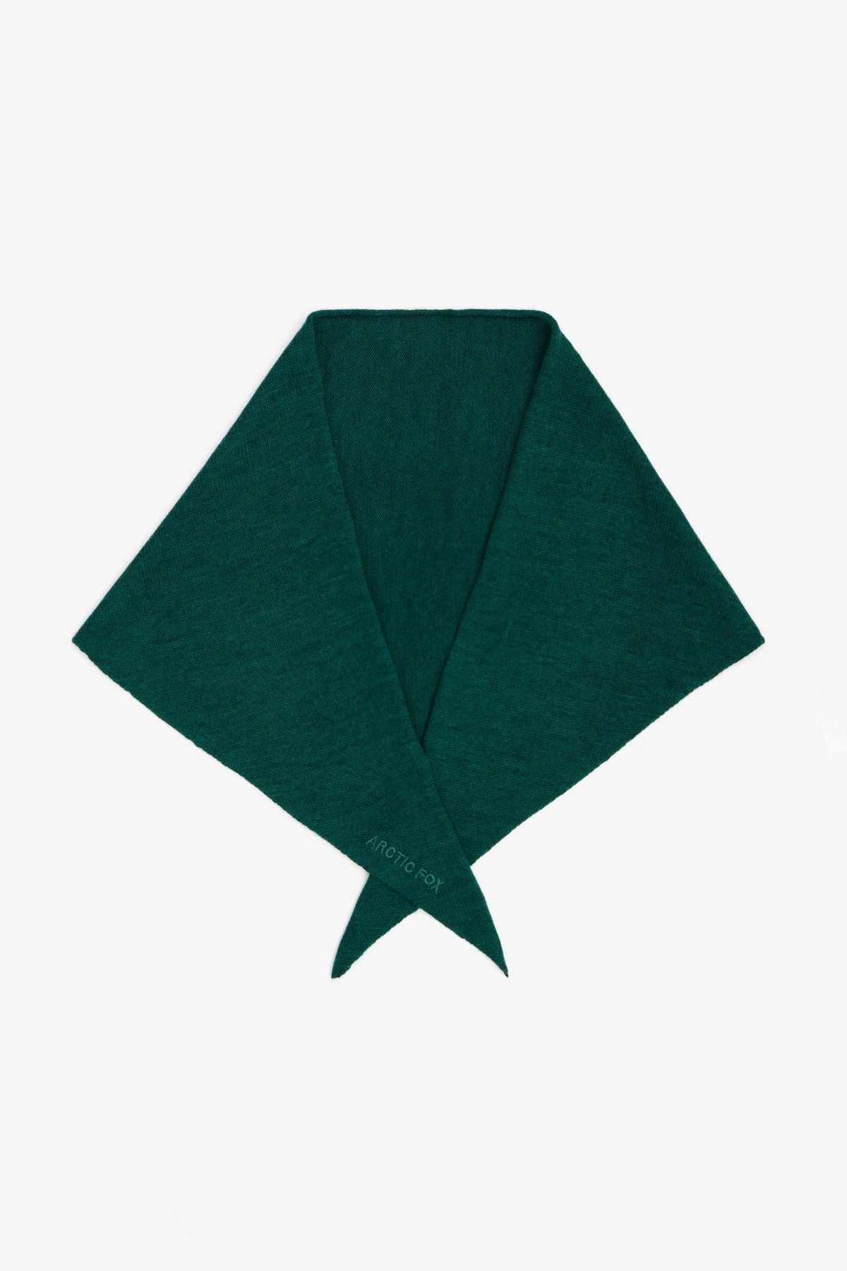 Merino Wool Triangle Scarf - Alpine Fern - AW25