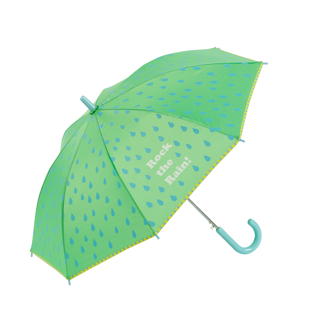 GOTTA KIDS Printed Umbrella Rock the Rain: Green