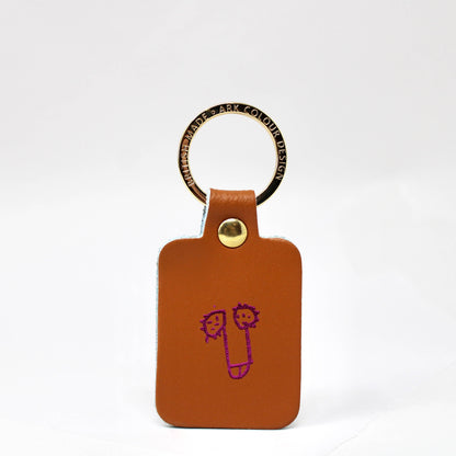 Willy Key Fob: Burnt Orange