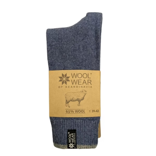 Norwegian socks Style 53 - Fine Blue Size 35/38