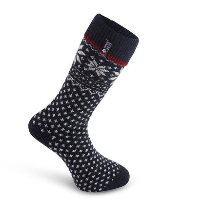 Norwegian socks Lambswool Marine Size 35/38