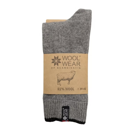 Norwegian socks Style 53 - Fine Light Grey Size 43/46