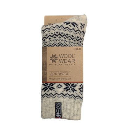 Norwegian socks Ice Crystal - Size 43/46