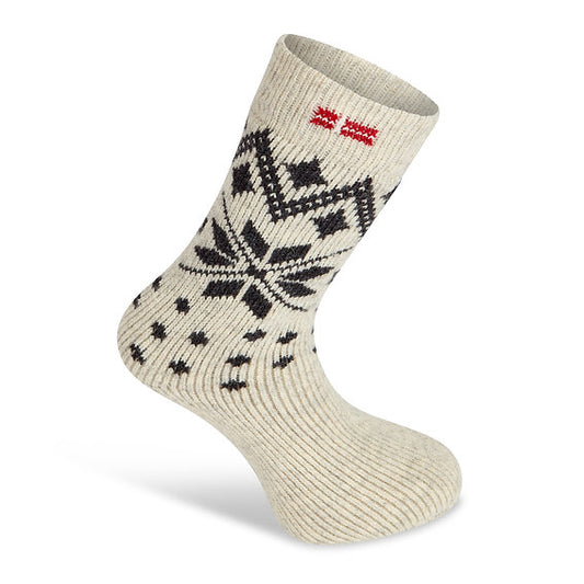Norwegian socks Icestar Ecru Size 35/38