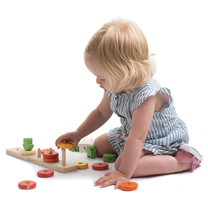 Tender Leaf Toys Counting Carrots - Kids Puzzle