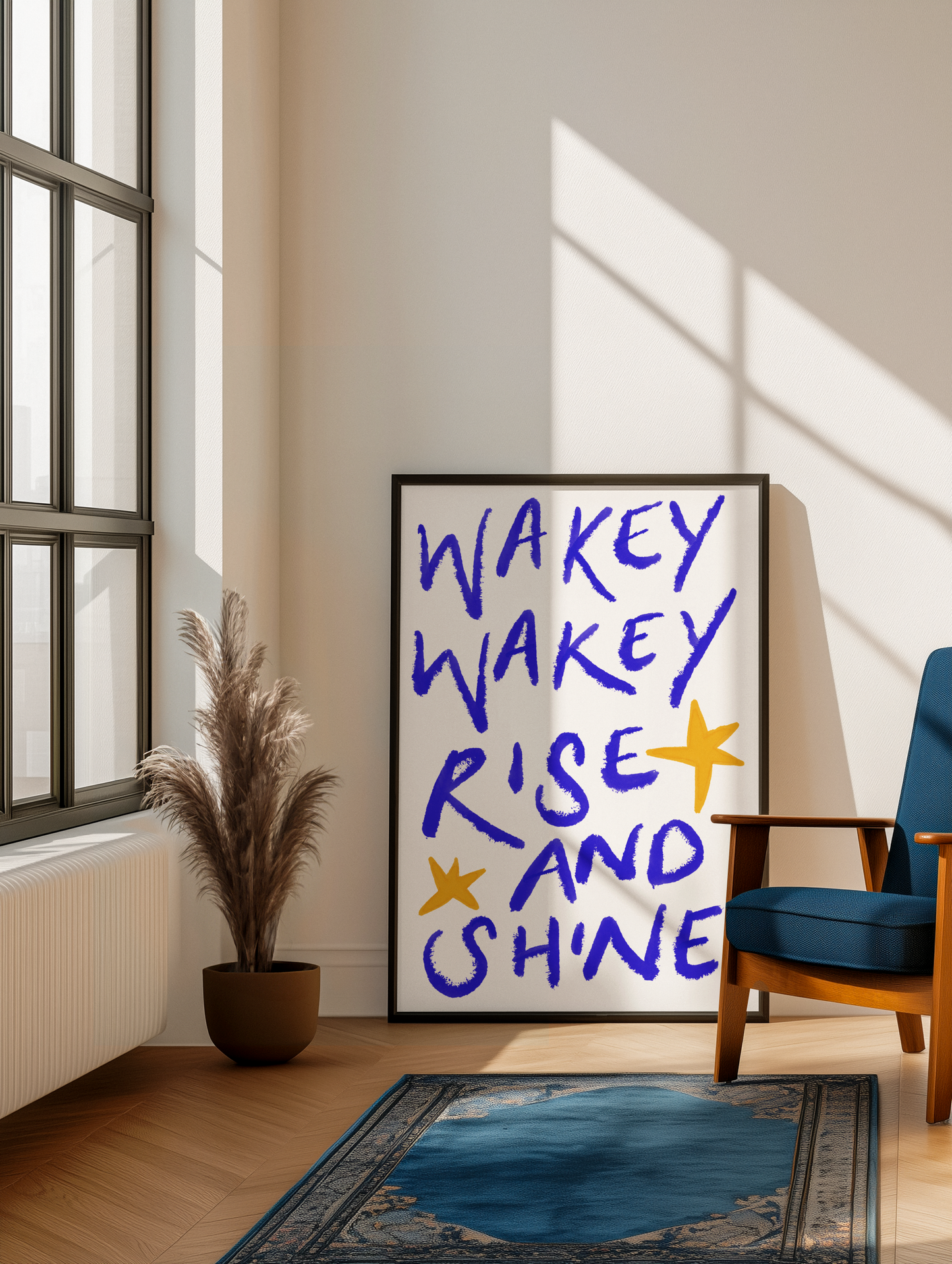 Wakey wakey rise and shine print: A5