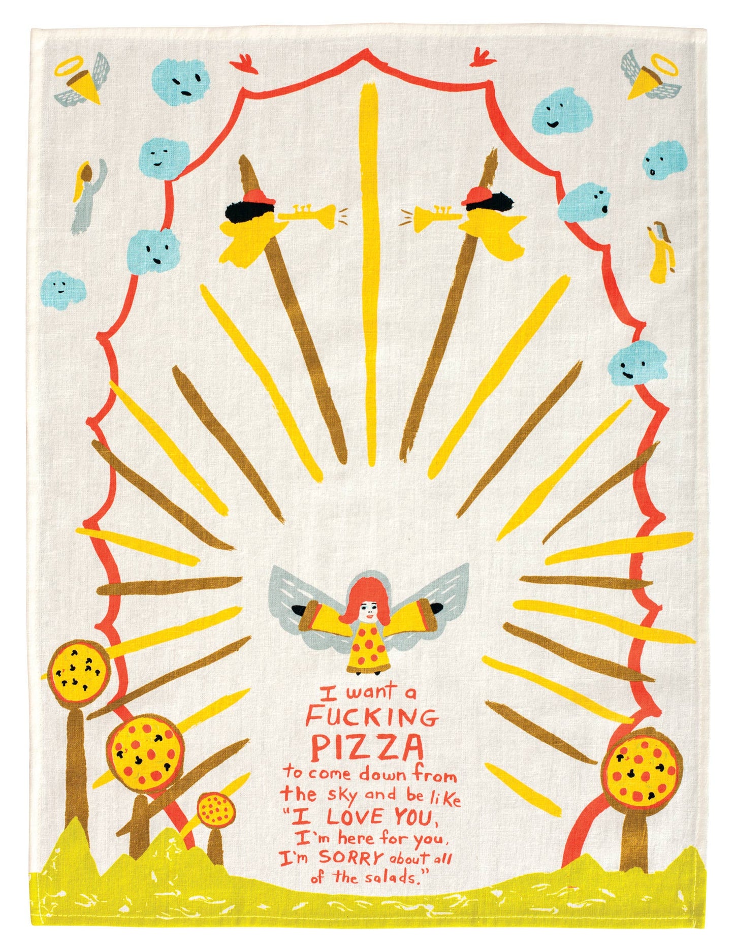 Fucking Pizza Dish Towel