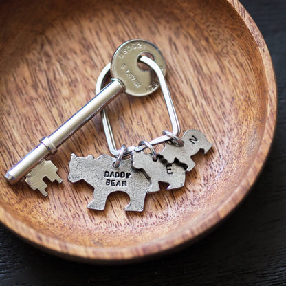 Bear Family Keyring: Papa bear