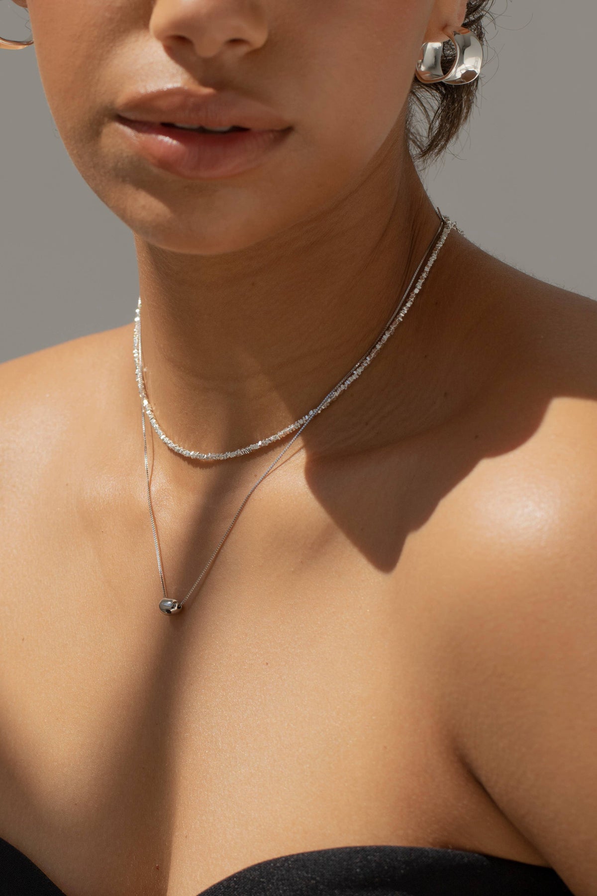 ATHENA Delicate Solid Silver Necklace - Waterproof