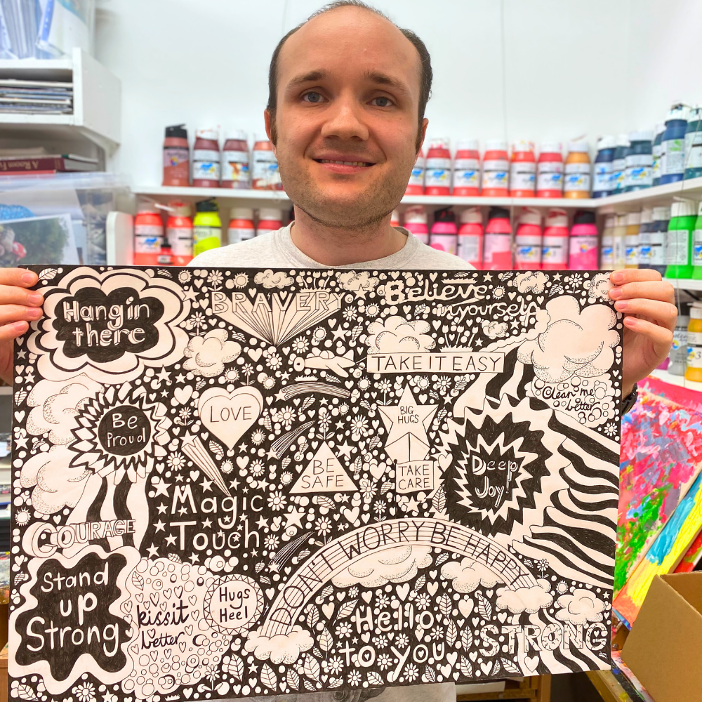 Joy Sized: Be Happy, Salted Caramel Milk Chocolate & Pistachio Crumb