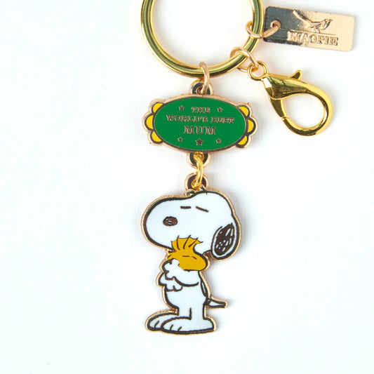 Peanuts World's Best Keyring Mum