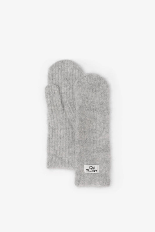 The Alpaca Mittens - Blizzard Grey - AW25