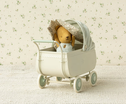 Maileg Pram Micro Blue