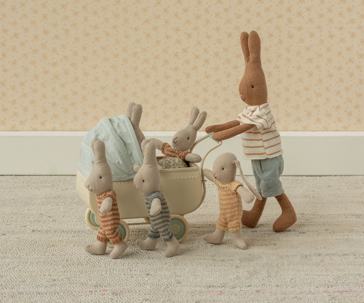 Maileg Pram Micro Blue