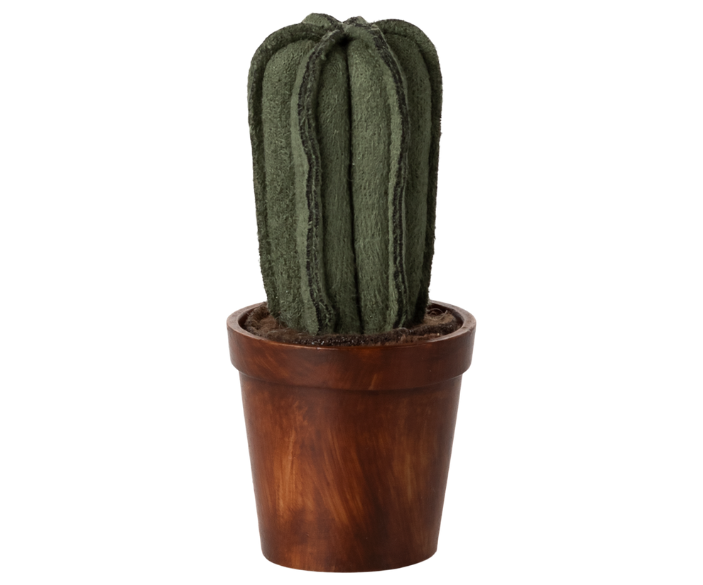 Flower pot with cactus, Miniature