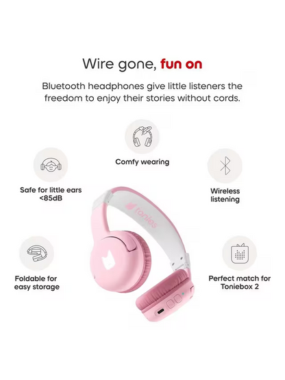 Tonies Bluetooth Headphones - Cloud Pink