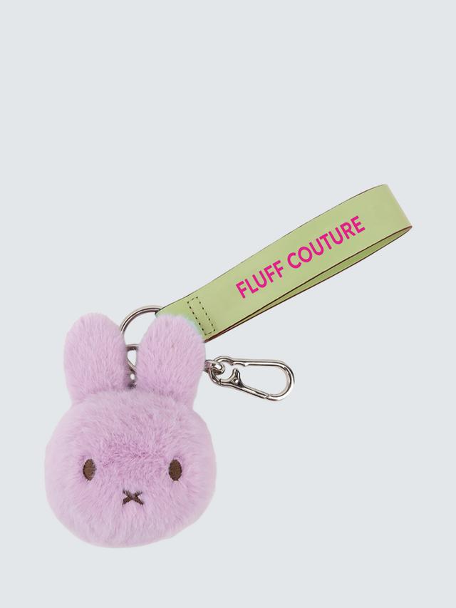 Miffy Fuzzy Bag Charm - Lilac