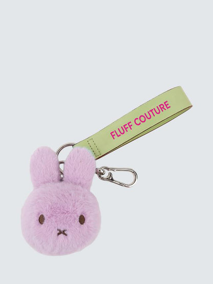 Miffy Fuzzy Bag Charm - Lilac