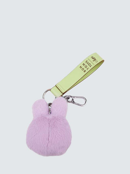 Miffy Fuzzy Bag Charm - Lilac