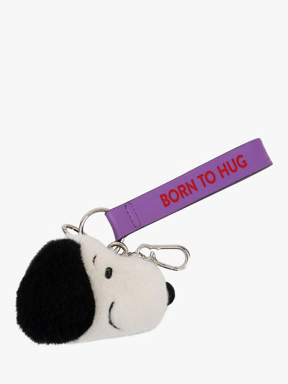 Snoopy Fuzzy Cream Bag Charm