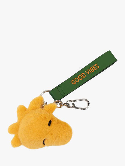Woodstock FuzzyYellow Bag Charm