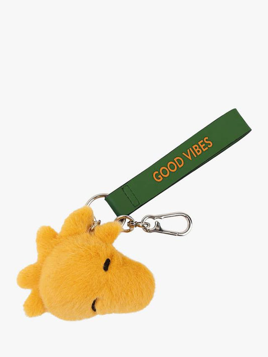 Woodstock FuzzyYellow Bag Charm