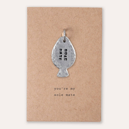 'Sole Mate' Fish Keyring Charm