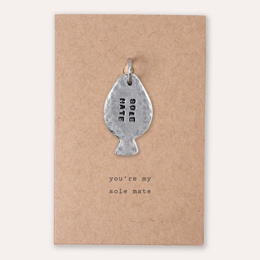 'Sole Mate' Fish Keyring Charm