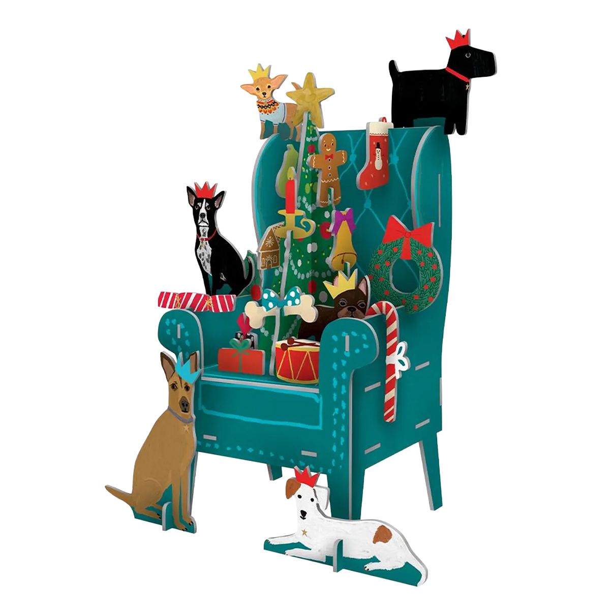 Pooch Perfection Christmas Pop and Slot 3D Advent Calendar