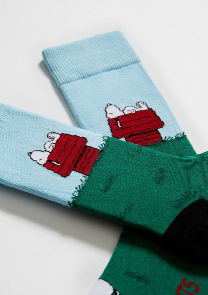 BeSnoopy House - 100% Organic Cotton Socks: Green / Intl / 41/46