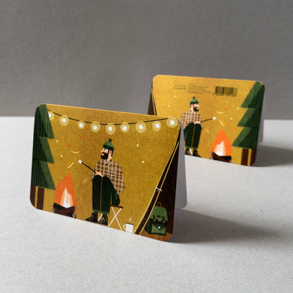 Camping Greetings - Yellow Tent