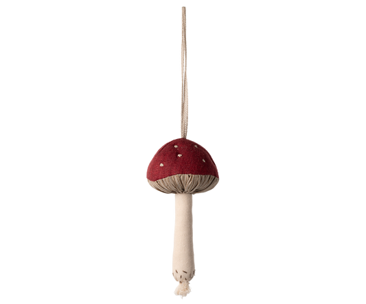 Mushroom Ornament - Red