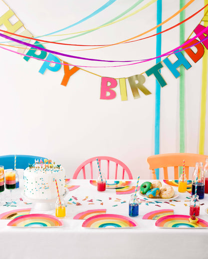 Rainbow Happy Birthday Garland | 3m |