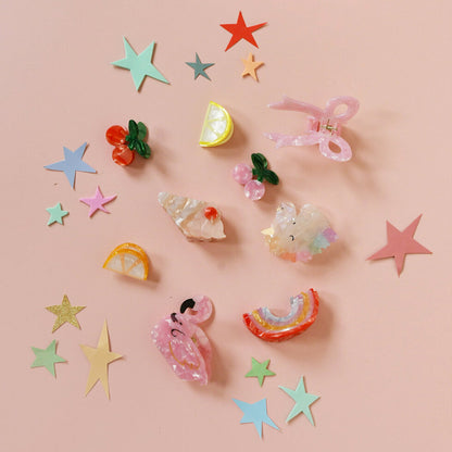 Rainbow Unicorn Claw Clip