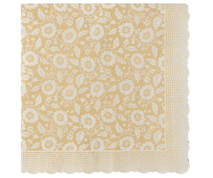 Napkin Flowers - Yellow