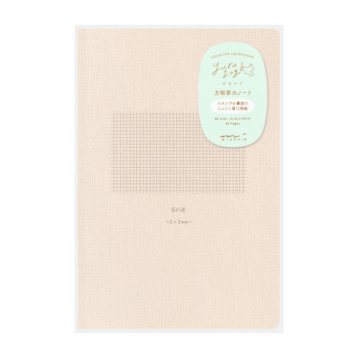 Midori Yuru Log Notebook B6 Squared