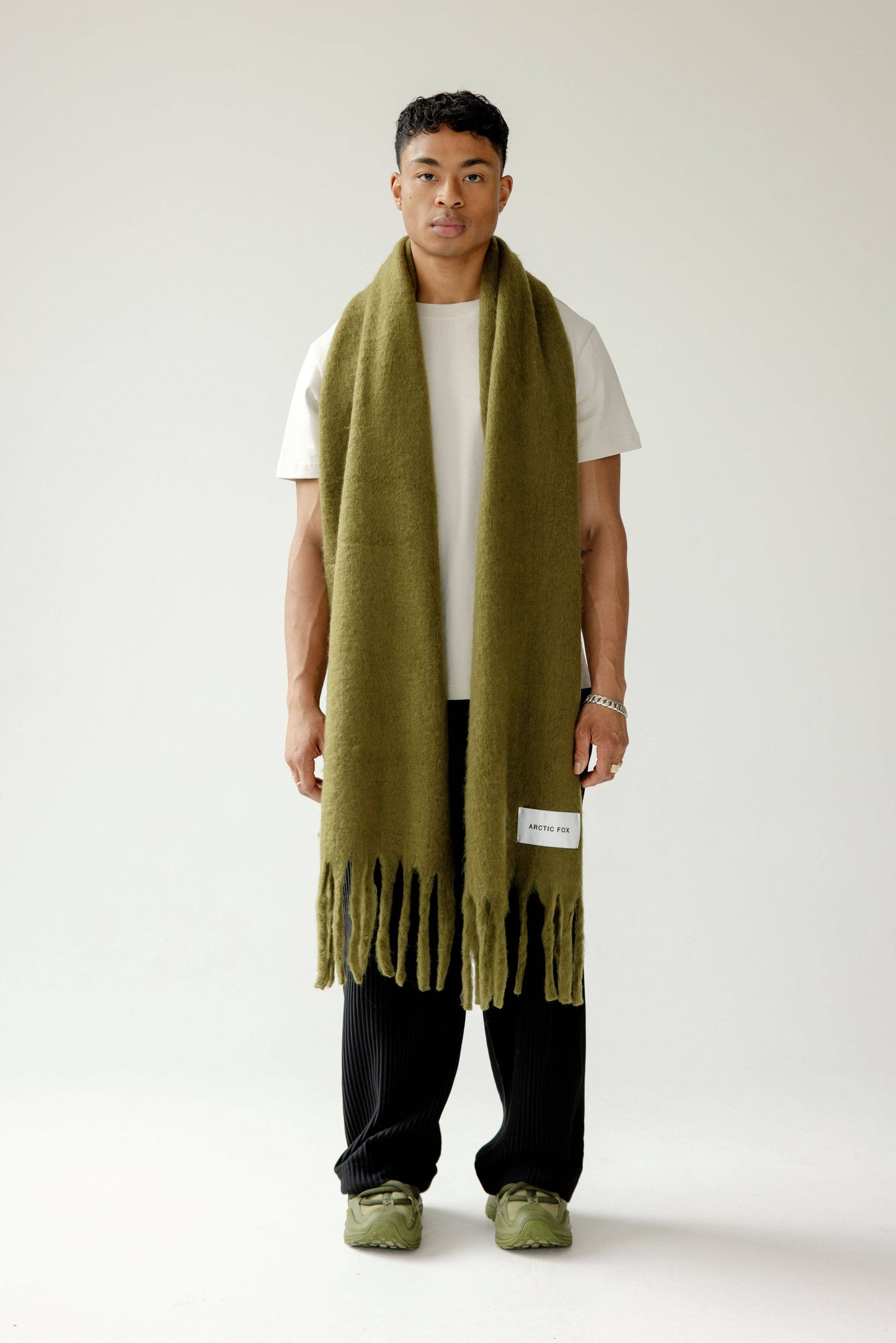 The Reykjavik Scarf - 100% Recycled - Sea Kelp - AW24