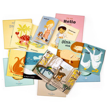 ThreadBear Woodland Hush Rag Book