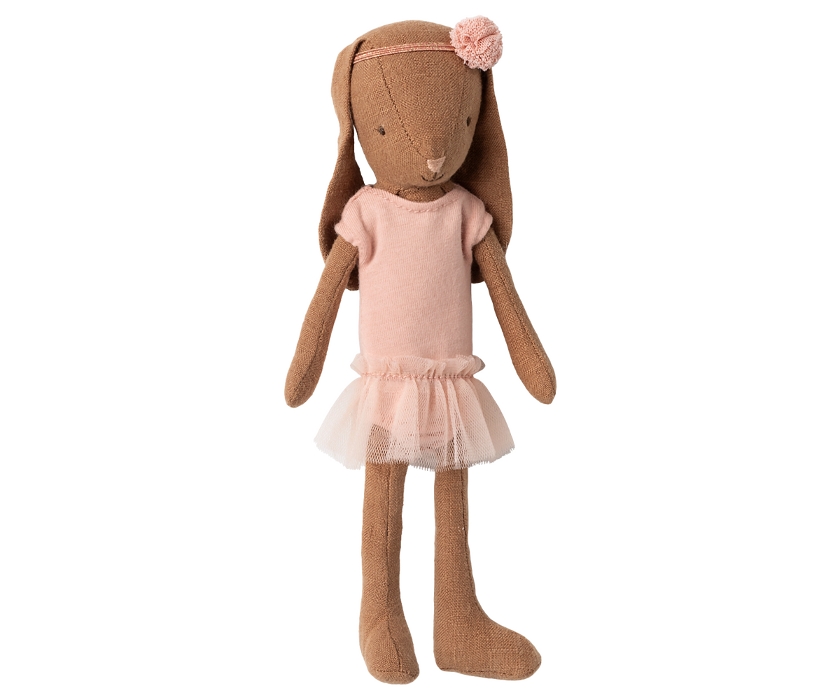 Bunny Size 1 - chocolate Brown - Ballet suit and skirt rose