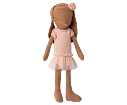 Bunny Size 1 - chocolate Brown - Ballet suit and skirt rose