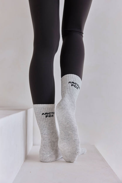 Sporty Socks - 100% Bamboo - Grey - AW25