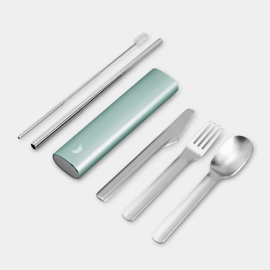 Cutlery Set Lichen Green