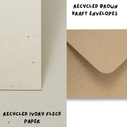 Love you Dad! A6/5x7 card: Card Clasp (Plastic Free) / 5x7