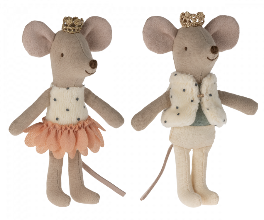 Royal Twins Mice, Little Sister and Brother in Matchbox